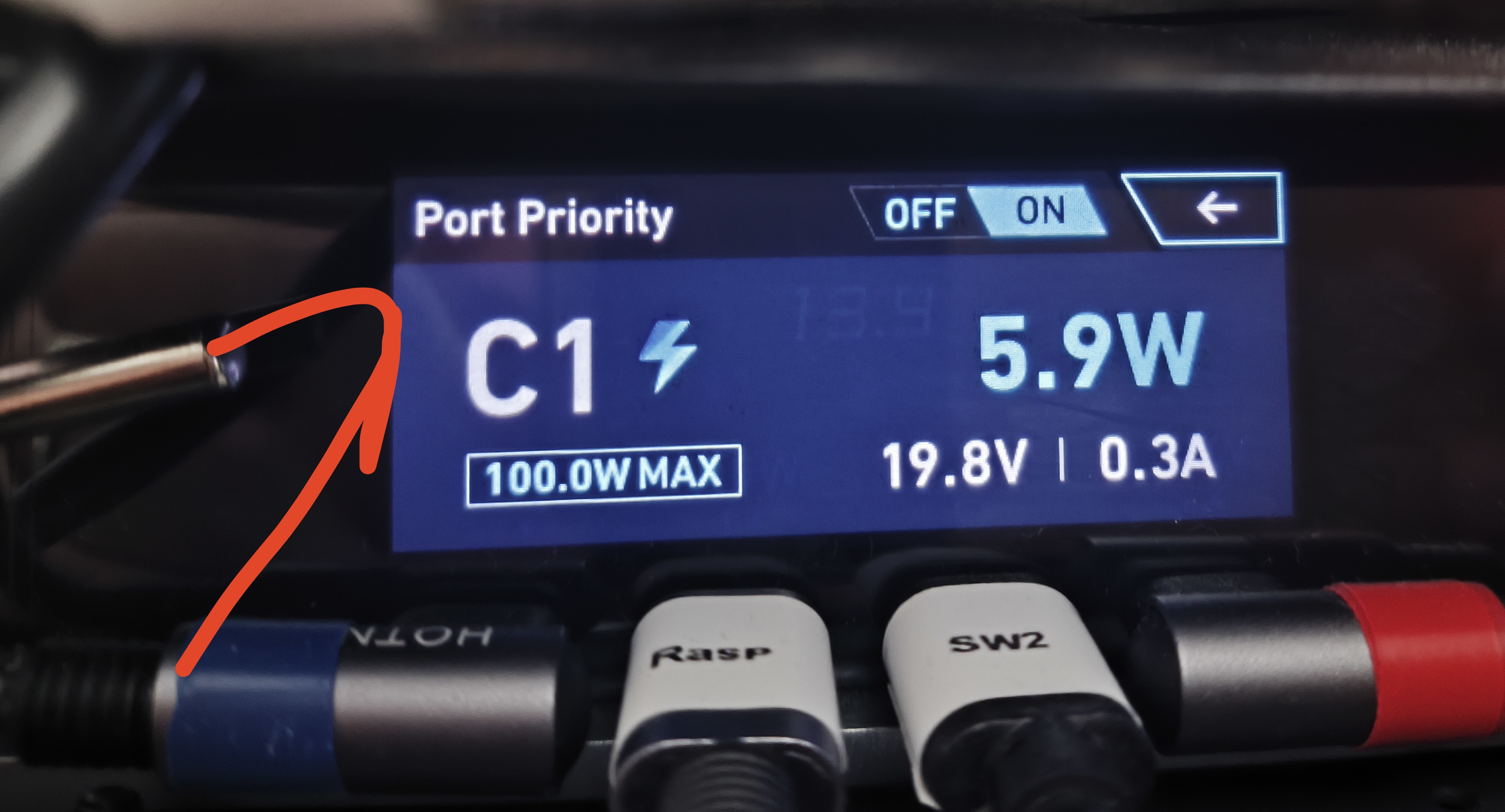 Configuration Anker pour C1 USB-C